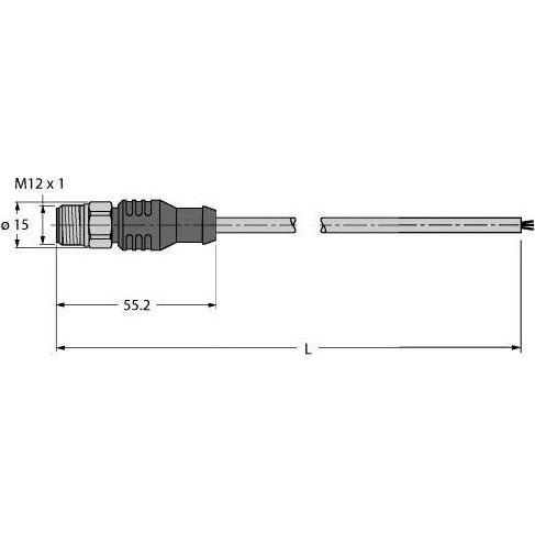 Turck Cavo Bus Di Campo (6 M), Cavo Di Alimentazione, Blu