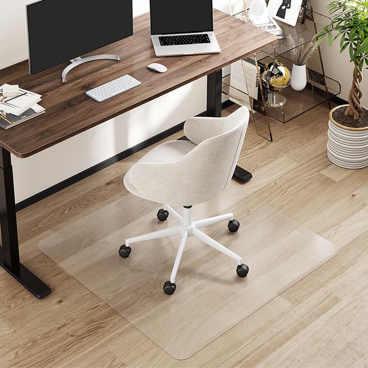 Produktbild LogiLink Bodenschutzmatte, 117x120x0,2 cm, wasserresistent, glänzende Oberfläche, transparent (117 x 120 cm)