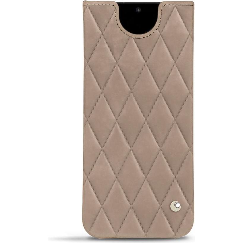 Noreve Lederschutzhülle (Samsung Galaxy S20), Smartphone Hülle, Beige