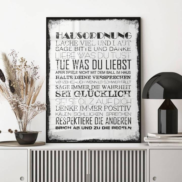 Image du produit Trenddeko Règlement intérieur (60 x 80 cm)