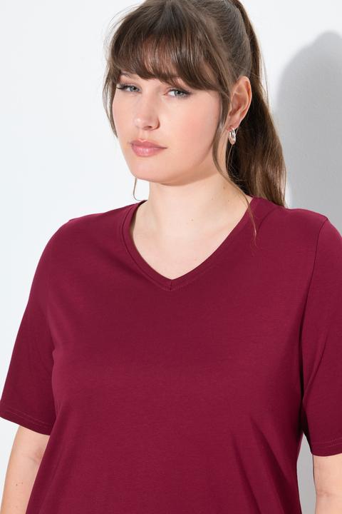 Produktbild Ulla Popken T-Shirts, 2er-Pack, V-Ausschnitt, Halbarm (58)