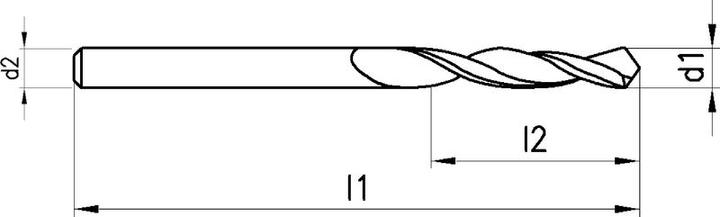 Actual product image Neriox Solid carbide drill type N, DIN 338 (10.5 millimetres)