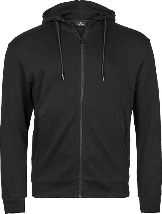 Actual product image Tee Jays Mens Ribber Interlock Full Zip Hoodie (S)