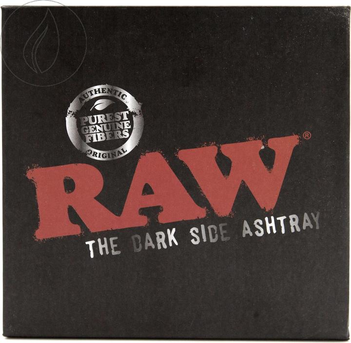 Actual product image RAW The Dark Side Glass Ashtray