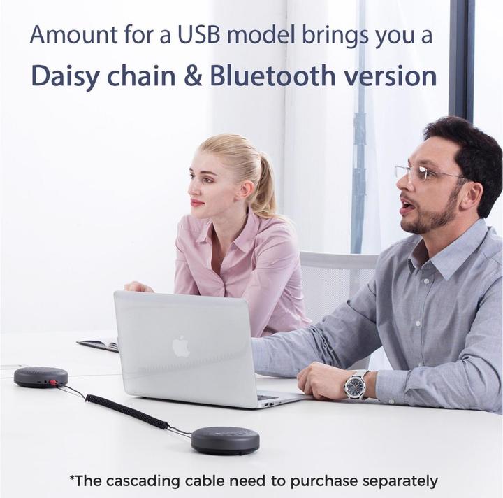 Actual product image EMeet Luna USB Speakerphone with Bluetooth Dongle