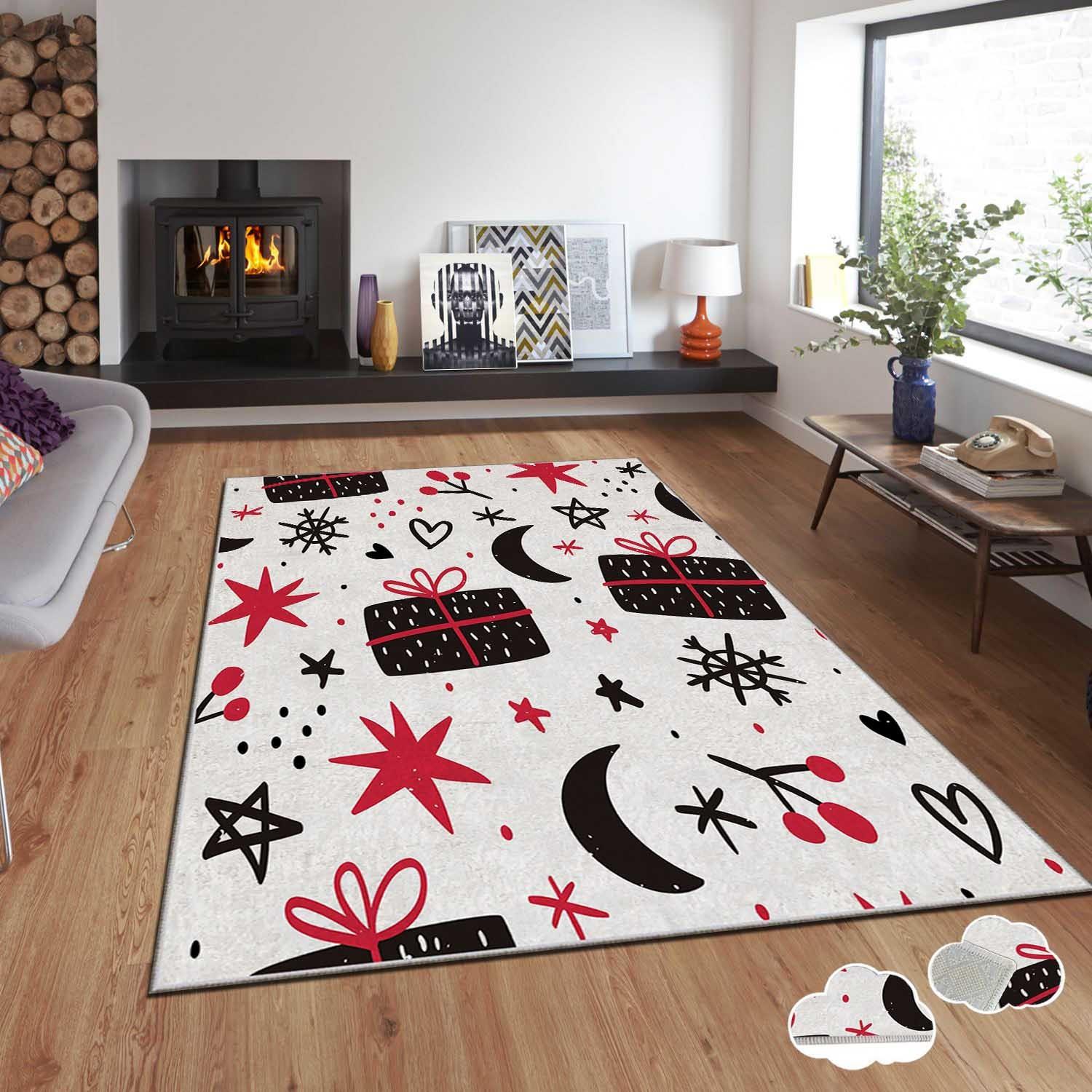 Thumbnail - Hanah Home Christmas, Teppich, Holiday (140 x 220 cm)