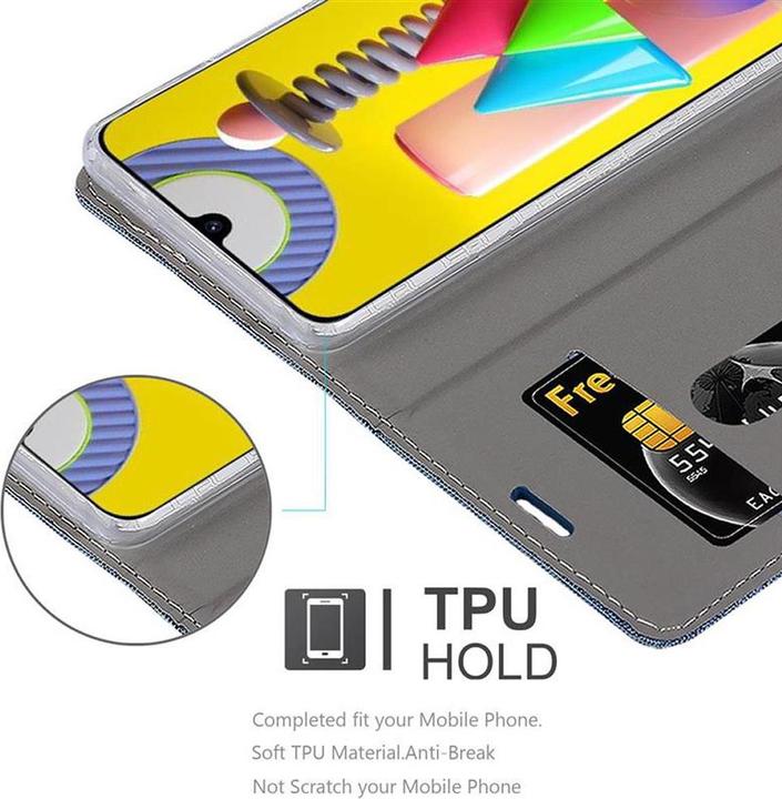 Actual product image Cadorabo Book Jeans Optics Cover (Samsung Galaxy M31)