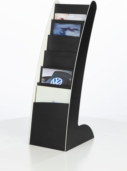 Produktbild Paperflow Prospektst„nder Courbo Slim, 6 F„cher (A4)