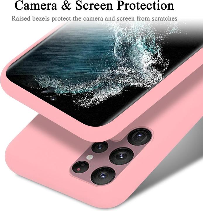 Produktbild Cadorabo TPU Liquid Silicone Case Hülle (Samsung Galaxy S22 Ultra)