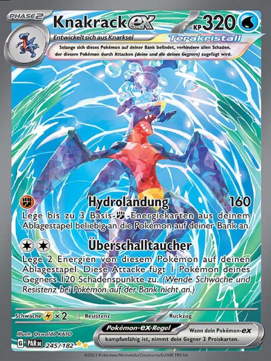 Actual product image Pokémon Karmesin & Purpur: Paradox Rift - Top Trainer Box (German, Elite / Top Trainer Box)