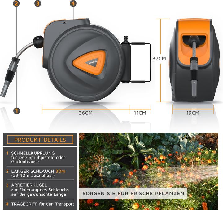 Produktbild Brandson Schlauchtrommel (30 m)