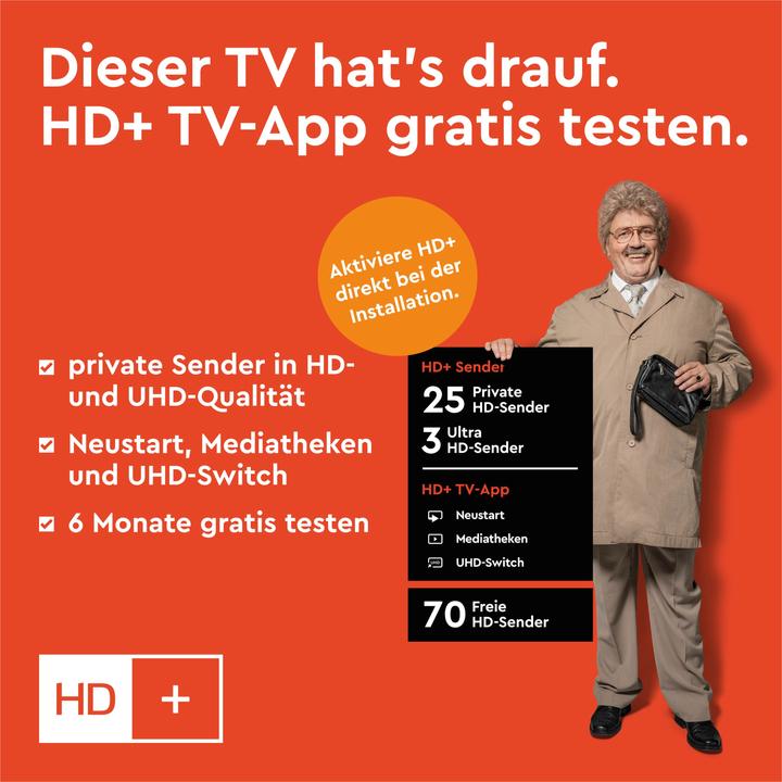 Actual product image JVC TV 40 inch Smart TV Powered by TiVo (Full HD, HDR TV, triple tuner, 6 months HD+ incl.) (40", LCD, LED, Full HD)