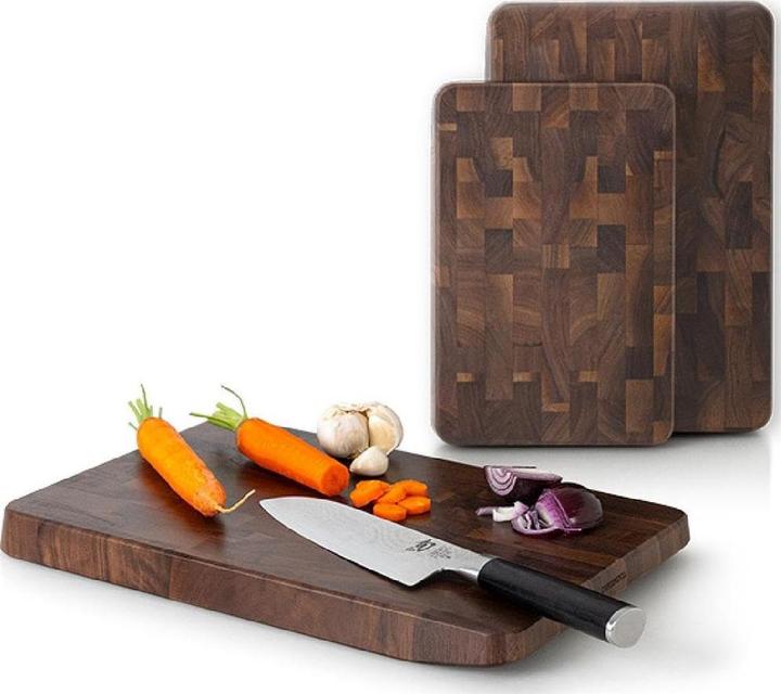 Actual product image Continenta Walnuss Stirnholz Schneidebrett