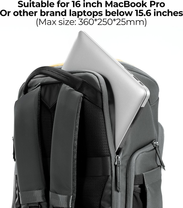 Produktbild K&F Concept Rucksack Alpha Air 25l gelb #KF-13.128 (Neuheit) (Fotorucksack, 25 l)