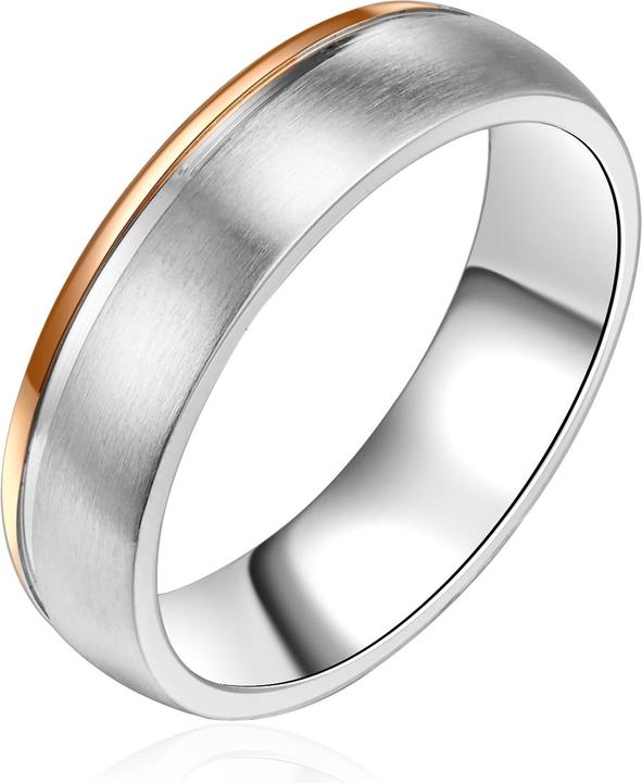 Immagine prodotto Trilani Acciaio inossidabile da uomo argento/oro rosa - 9650 (56)