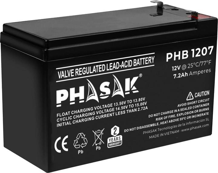 Actual product image Phasak BATTERY PHB 1207 (1 pcs., 7200 mAh)