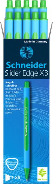 Actual product image Schneider Ballpoint pen Slider Edge Extra Wide (XB), Green, 10 pieces (Green, 10 x)