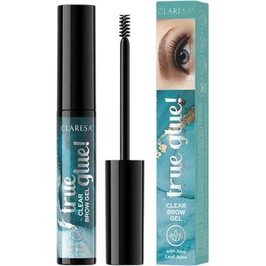 Claresa, Gel per sopracciglia, True Glue Gel trasparente per sopracciglia 8G (01 Transparent)