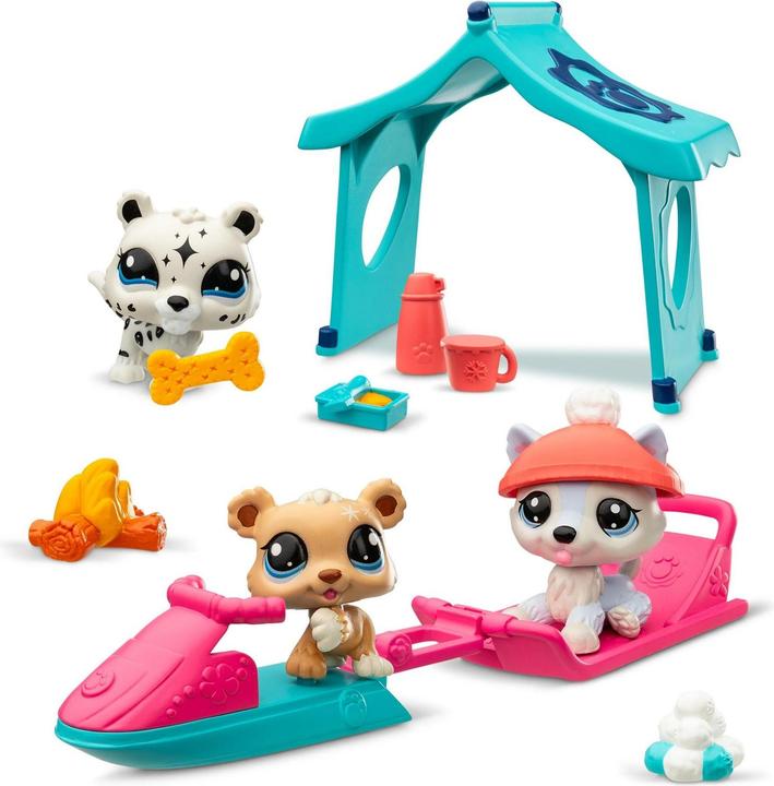 Bandai LPS Set 3 Pets Snow & acces. 4+