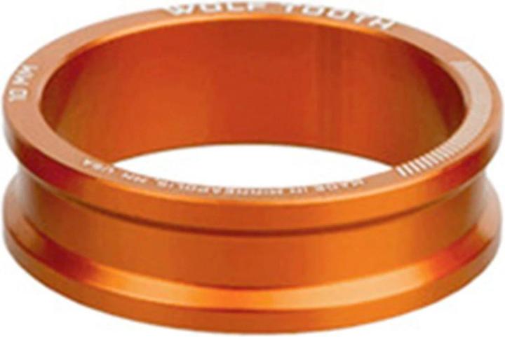 Wolf Tooth Headset Spacer, 1 1/8", 10mm, orange