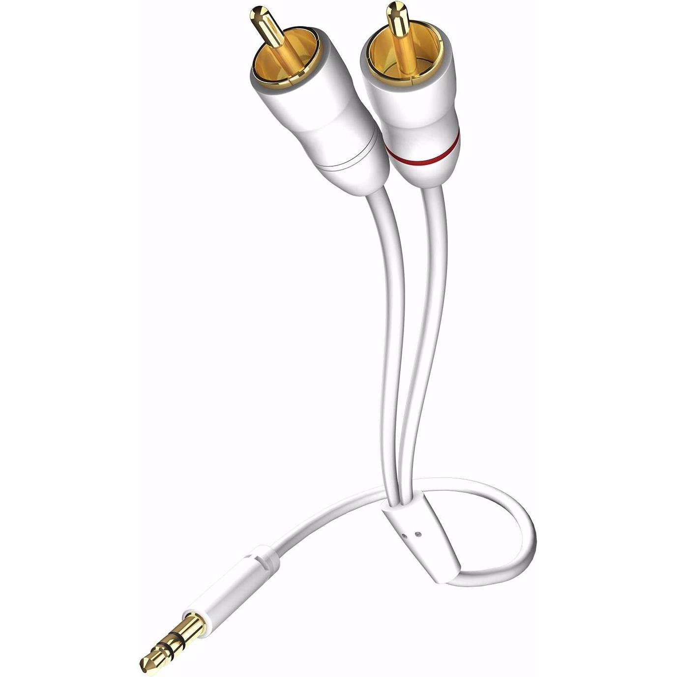 Inakustik Star Stereo-Klinke – 2x RCA (1.50 m, 3.5mm Klinke (AUX), Cinch), Audio Kabel