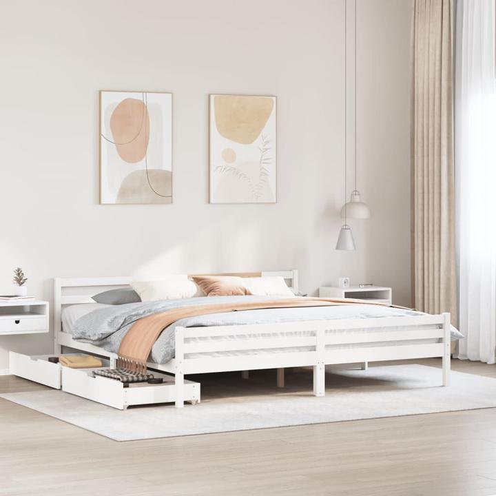 Produktbild vidaXL Bettrahmen (200 x 200 cm)