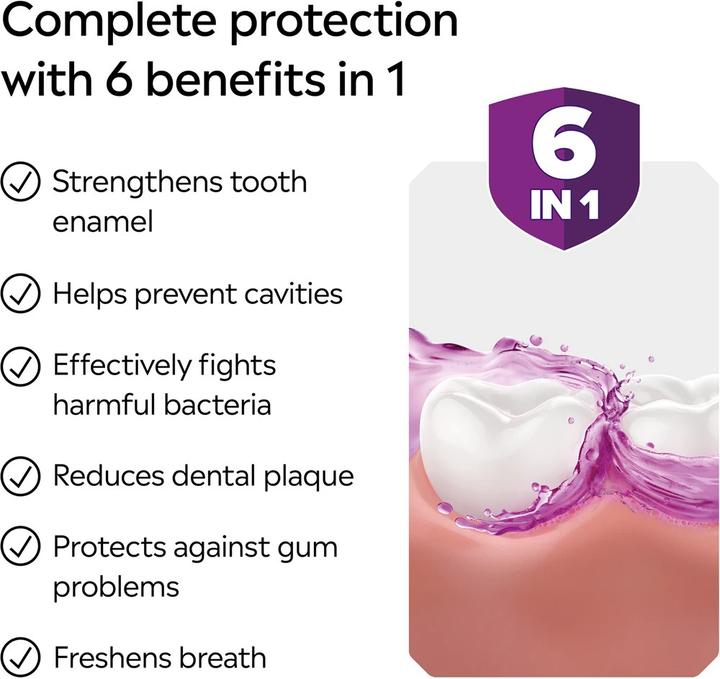 Produktbild Listerine Total Care Teeth Protection Mouthwash (500 ml, Mundwasser)