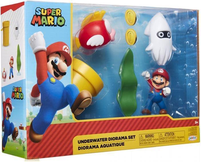 Actual product image Jakks Pacific World of Nintendo Super Mario Diorama Set Range (6)