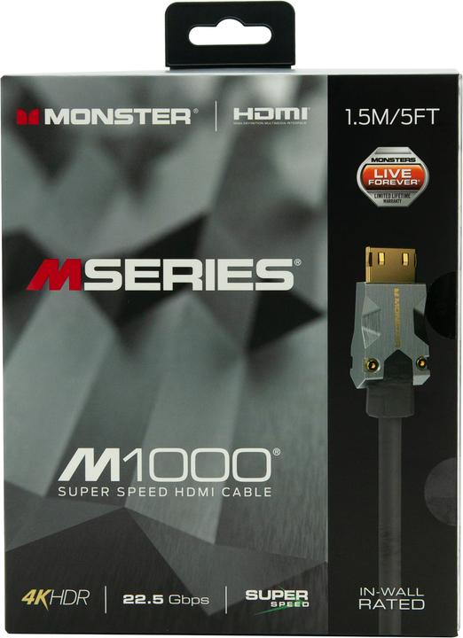 Produktbild Monster M1000 (1.50 m, HDMI, 2.0b)