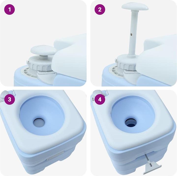 Produktbild vidaXL Camping-Toilette