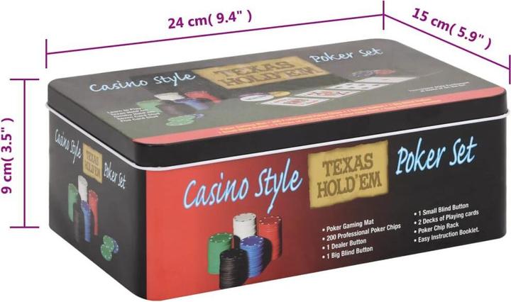 Produktbild VidaXL Poker Chip Set