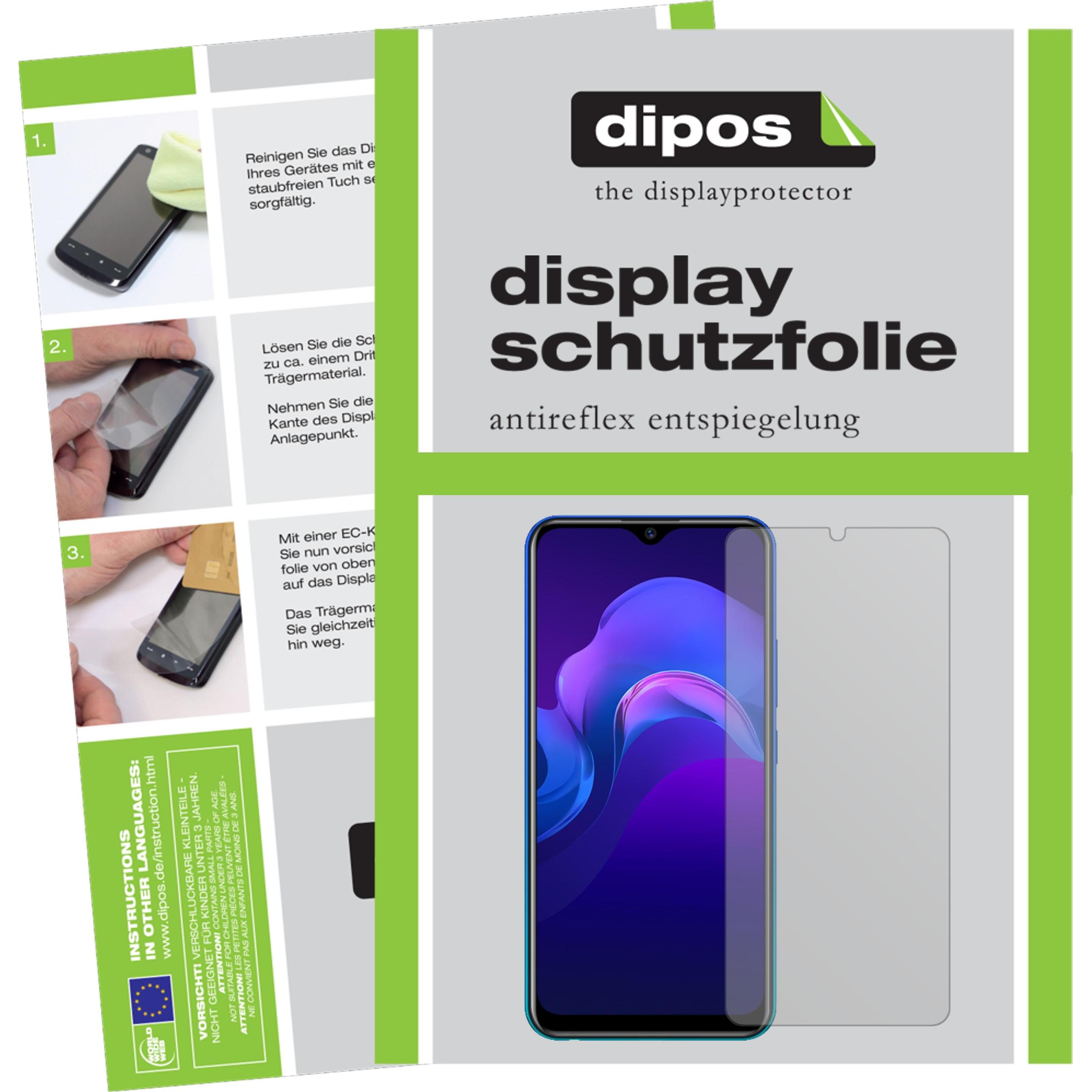 Thumbnail - Dipos Displayschutzfolie Antireflex (6 Stück, Vivo Y11), Smartphone Schutzfolie, Transparent