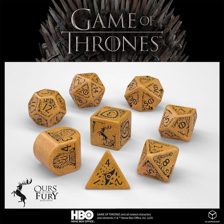 Image du produit Q Workshop Jeu de dés Game of Thrones Baratheon (8)