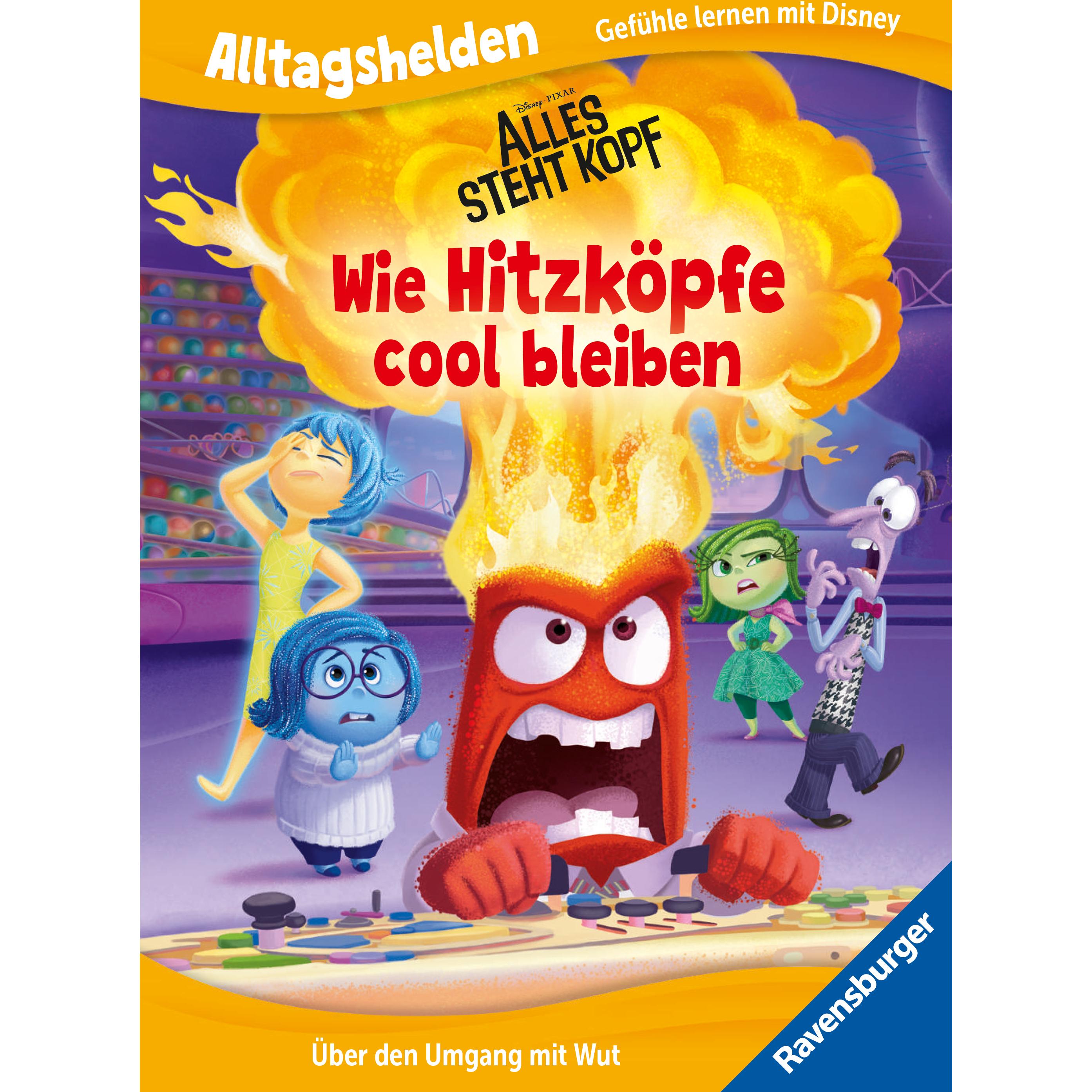 Thumbnail - Alltagshelden Gefühle lernen mit Disney: Disney/Pixar Alles steht Kopf: Wie Hitzköpfe cool bleibe, Kinderbücher von The ...