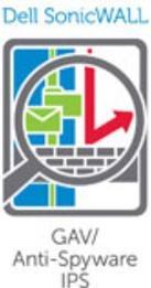 Actual product image SonicWall Gateway Anti-Malware and Intrusion Prevention for TZ300, 3 Years