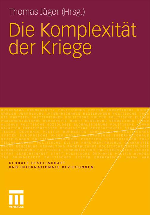 Produktbild Die Komplexität der Kriege (Deutsch, Thomas Jäger, 2010)