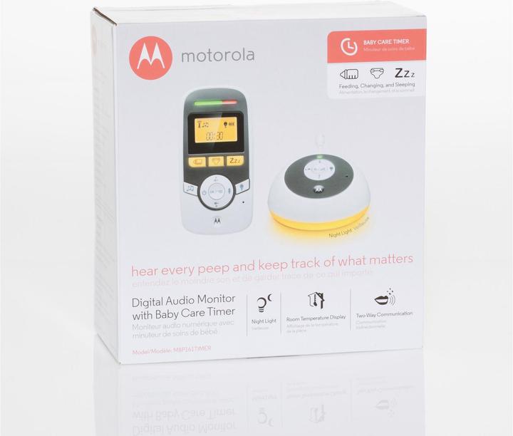 Actual product image Motorola Mbp 161 (Baby Monitor Audio, 300 m)