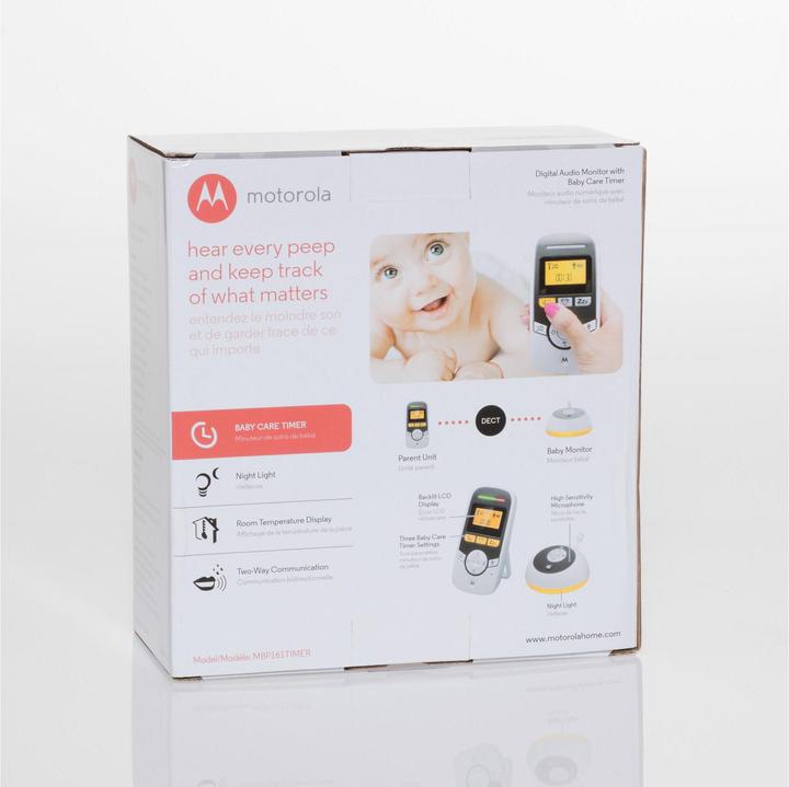 Actual product image Motorola Mbp 161 (Baby Monitor Audio, 300 m)