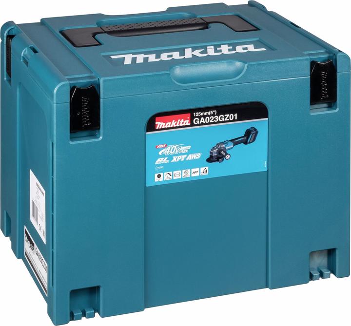 Actual product image Makita GA023GZ01 XGT cordless angle grinder (125 mm)