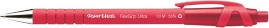 Produktbild Papermate Flexgrip Ultra Clip-on-Einziehkugelschreiber Medium 12 Stücke (12x)