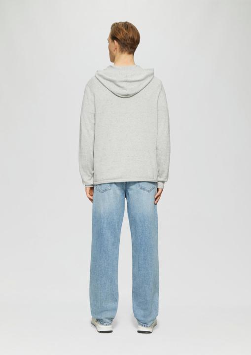 Actual product image s.Oliver Strickpullover Gestrickter Hoodie aus Melangegarn (M)