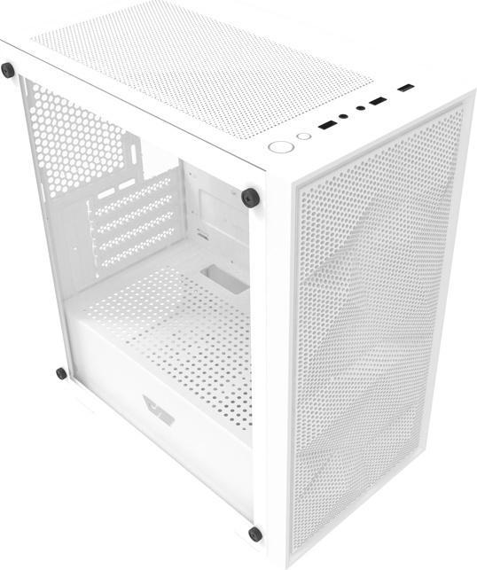 Actual product image Darkflash Tech Darkflash M305 Mesh computer case without fans (White) (ITX, Mini-ATX)