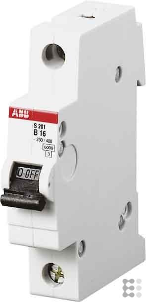 Actual product image ABB S200 MCB 6A 4 Pole Type B 10kA