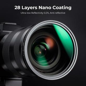 Actual product image K&F Concept Grauer einstellbarer Magnetfilter Nano-X MRC Fader ND2-32 - 77 mm (77 mm, Neutral density filter)