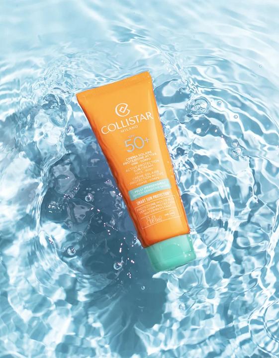 Actual product image Collistar CS Sun - Active Protection Sun Cream face & body SPF50+ (Suntan cream, SPF 50, 100 ml)