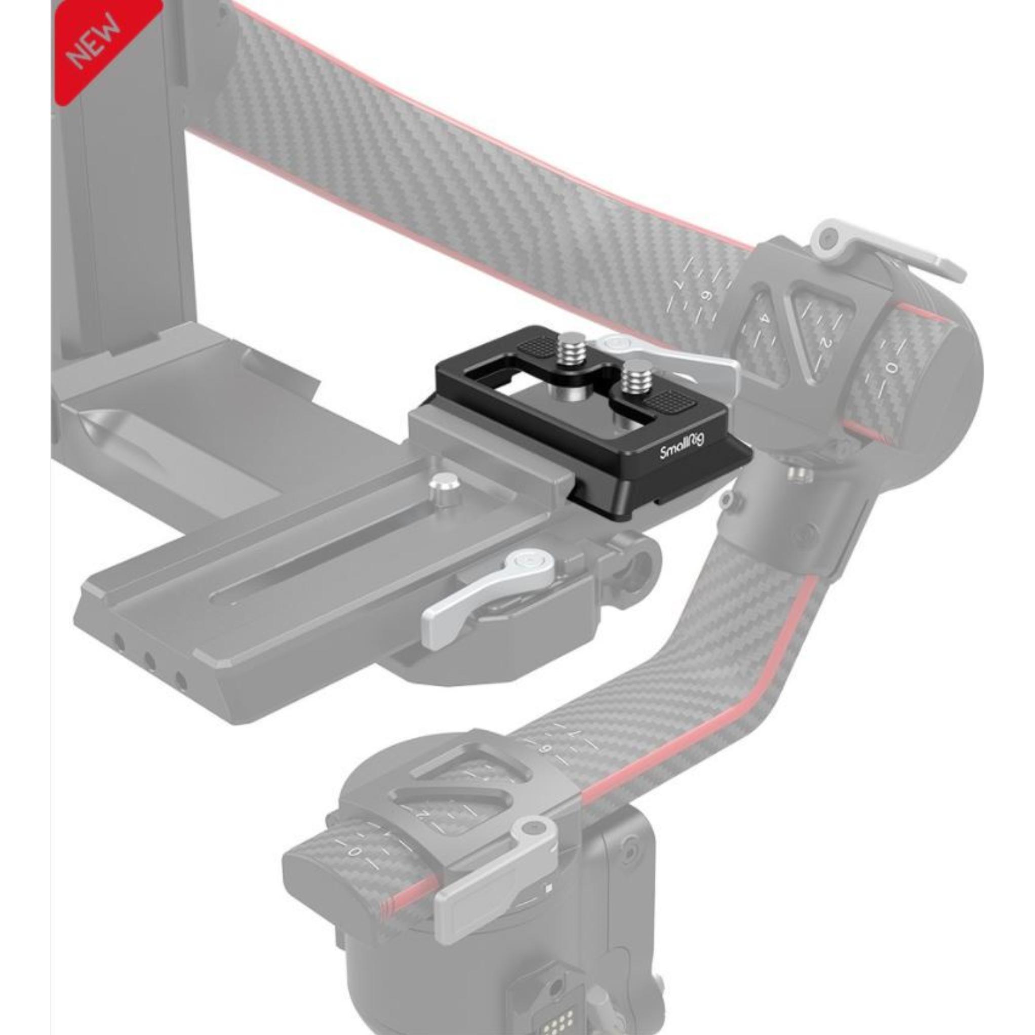 SmallRig Piastra a sgancio rapido Arca-Type per gimbal DJI RS 2 e RSC 2 3154 (Piastra di montaggio del giunto cardanico), Accessori per sospensioni ca