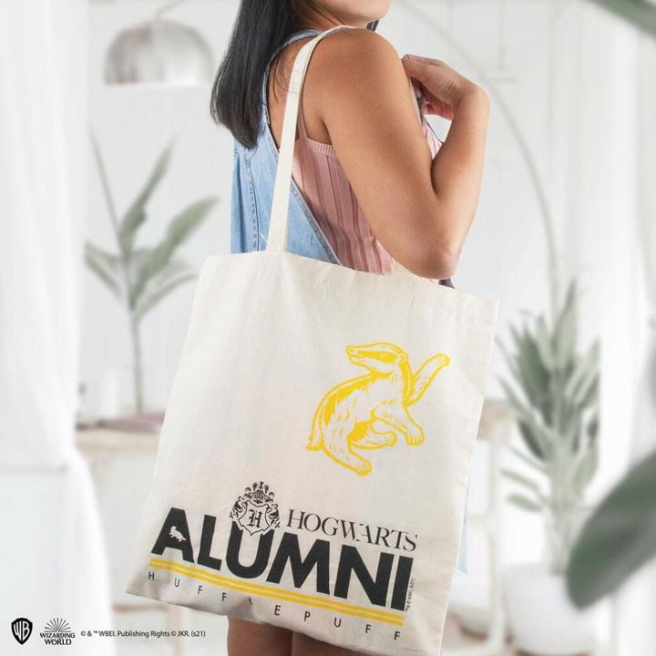 Actual product image Cinereplicas Harry Potter tote bag Alumni Hufflepuff