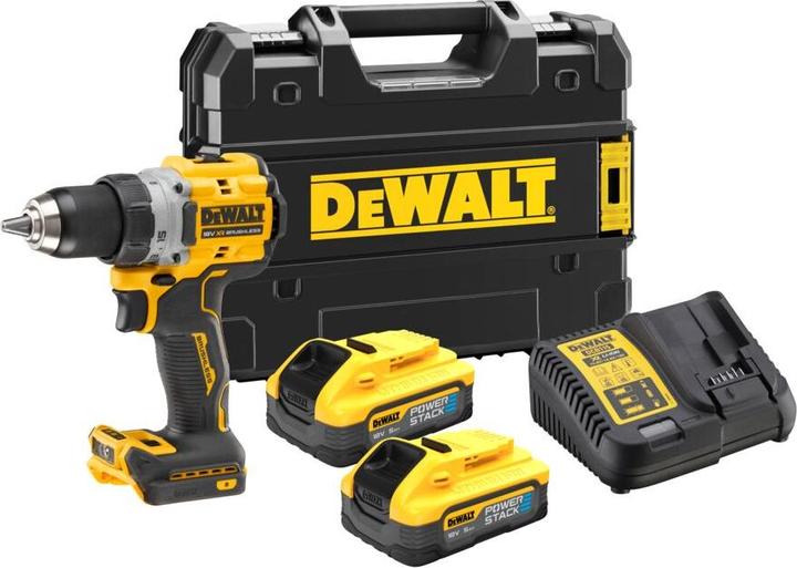 Produktbild DeWalt HUBSCHRAUBERBOHRER DEVALTA 18V 90Nm POWERSTACK DCD800H2T (Akkubetrieb)