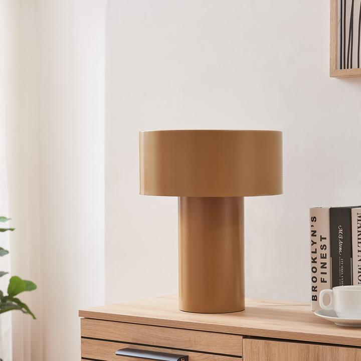 Image du produit Lux.Pro Tischleuchte Kömn Metall 37x30x30 cm Braun (E27)