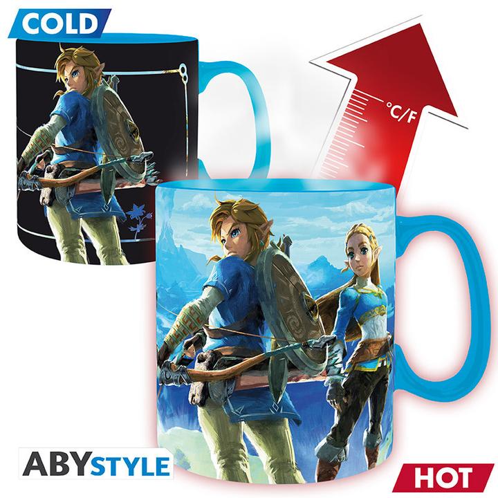 Actual product image ABYstyle Tazza Cambia Colore The Legend of Zelda Breath of the Wild (460 ml, 1 x)